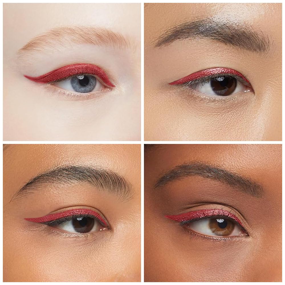 Foto 5 pulgar | Lápiz Delineador De Ojos En Gel Kaely, Rojo Oscuro, Impermeable, A Prueba De Manchas - Venta Internacional.