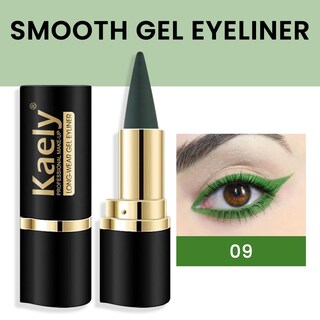 Foto 2 | Lápiz Delineador De Ojos En Gel Kaely, Verde Oscuro, Impermeable, A Prueba De Manchas - Venta Internacional.