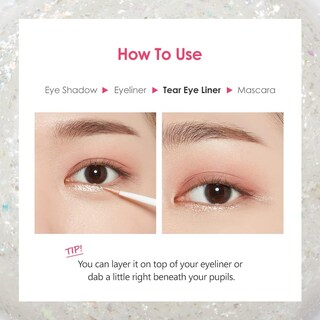 Foto 7 | Delineador De Gotas Para Ojos Etude Tear, 8 Ml, #3, Pure Sparkling Pearl 21ad - Venta Internacional.