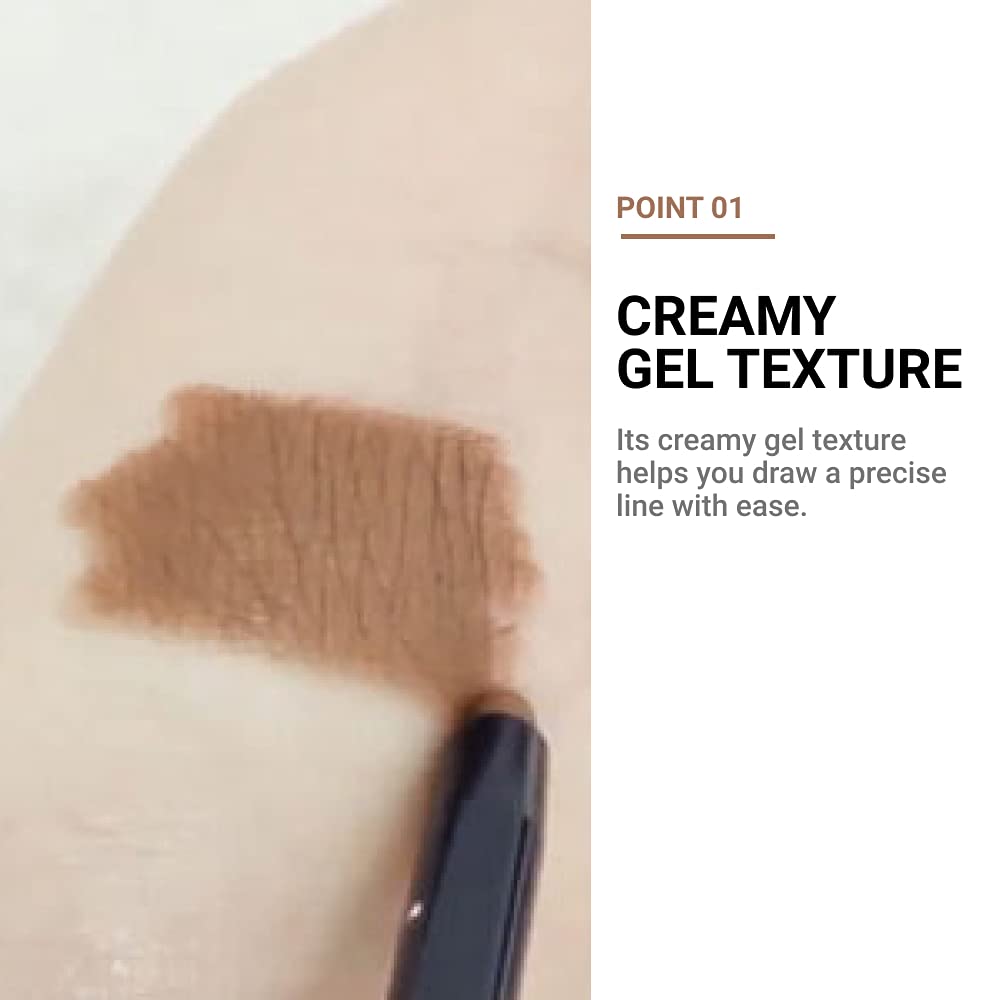 Foto 4 | Delineador De Ojos Etude Proof 10 En Gel, 0,3 G #1, Negro - Venta Internacional.