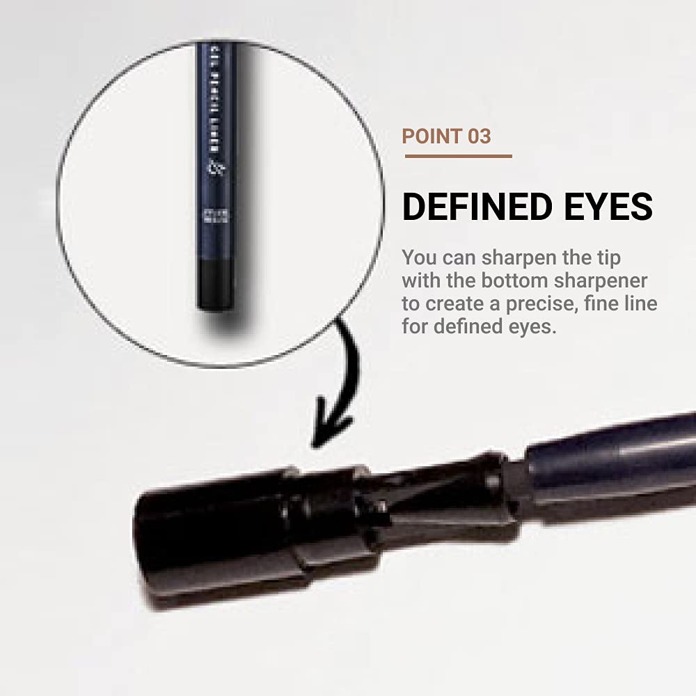 Foto 6 | Delineador De Ojos Etude Proof 10 En Gel, 0,3 G #1, Negro - Venta Internacional.