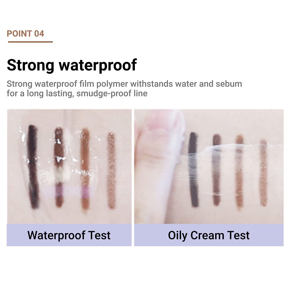 Foto 7 | Delineador De Ojos Etude Proof 10 En Gel, 0,3 G #1, Negro - Venta Internacional.