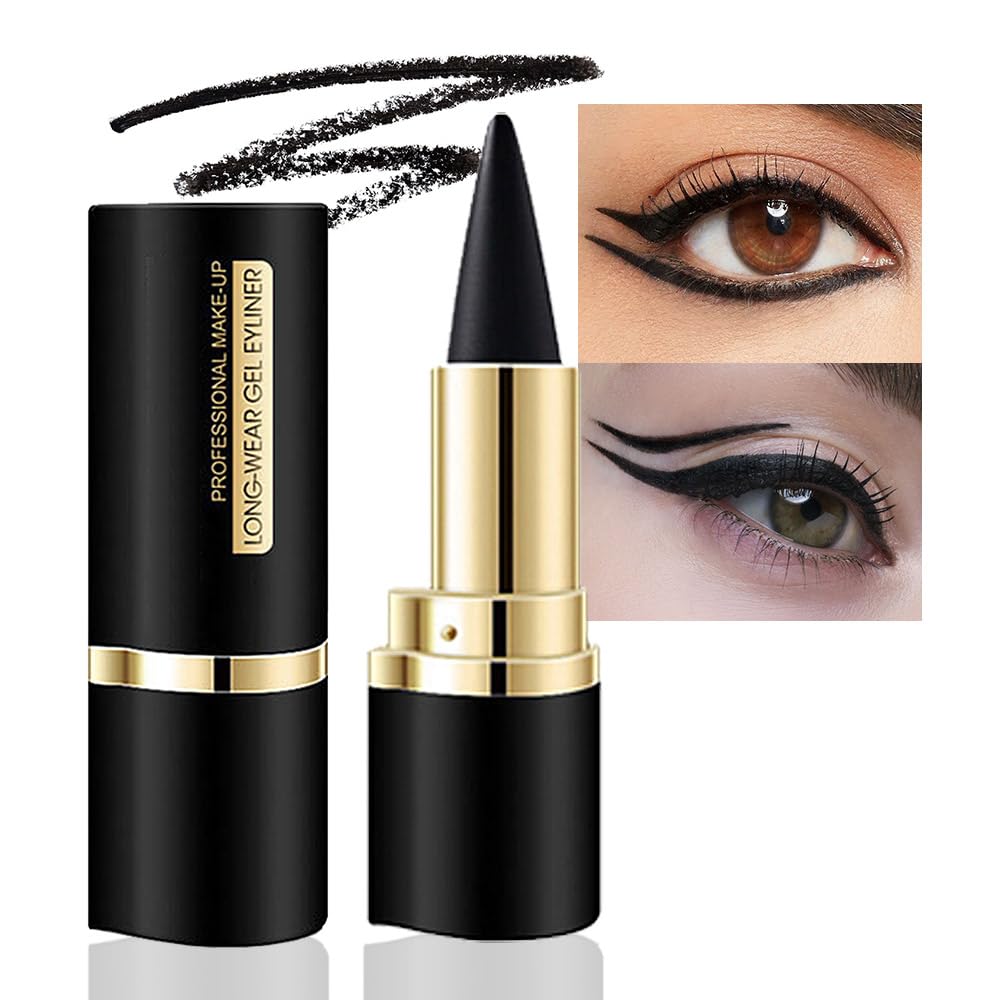 Lápiz Delineador De Ojos En Gel Kaely Black, Impermeable, A Prueba De Manchas - Venta Internacional.