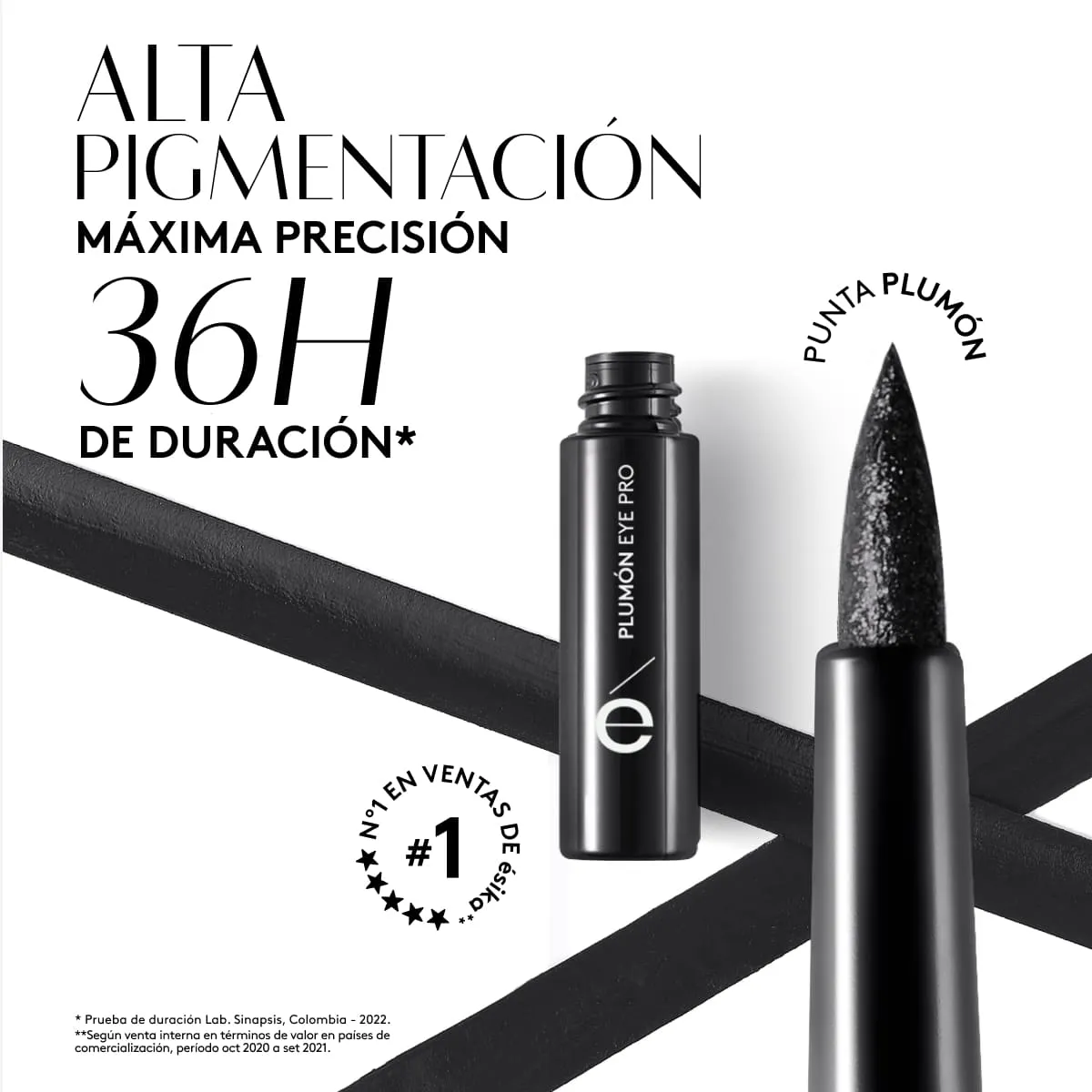 Foto 2 | Delineador Líquido Punta Plumón Eye Pro Ésika 3ml