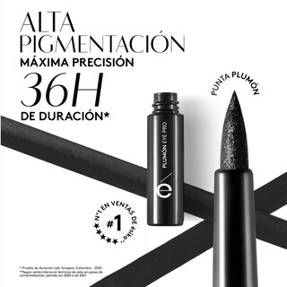 Foto 2 | Delineador Líquido Punta Plumón Eye Pro Ésika 3ml