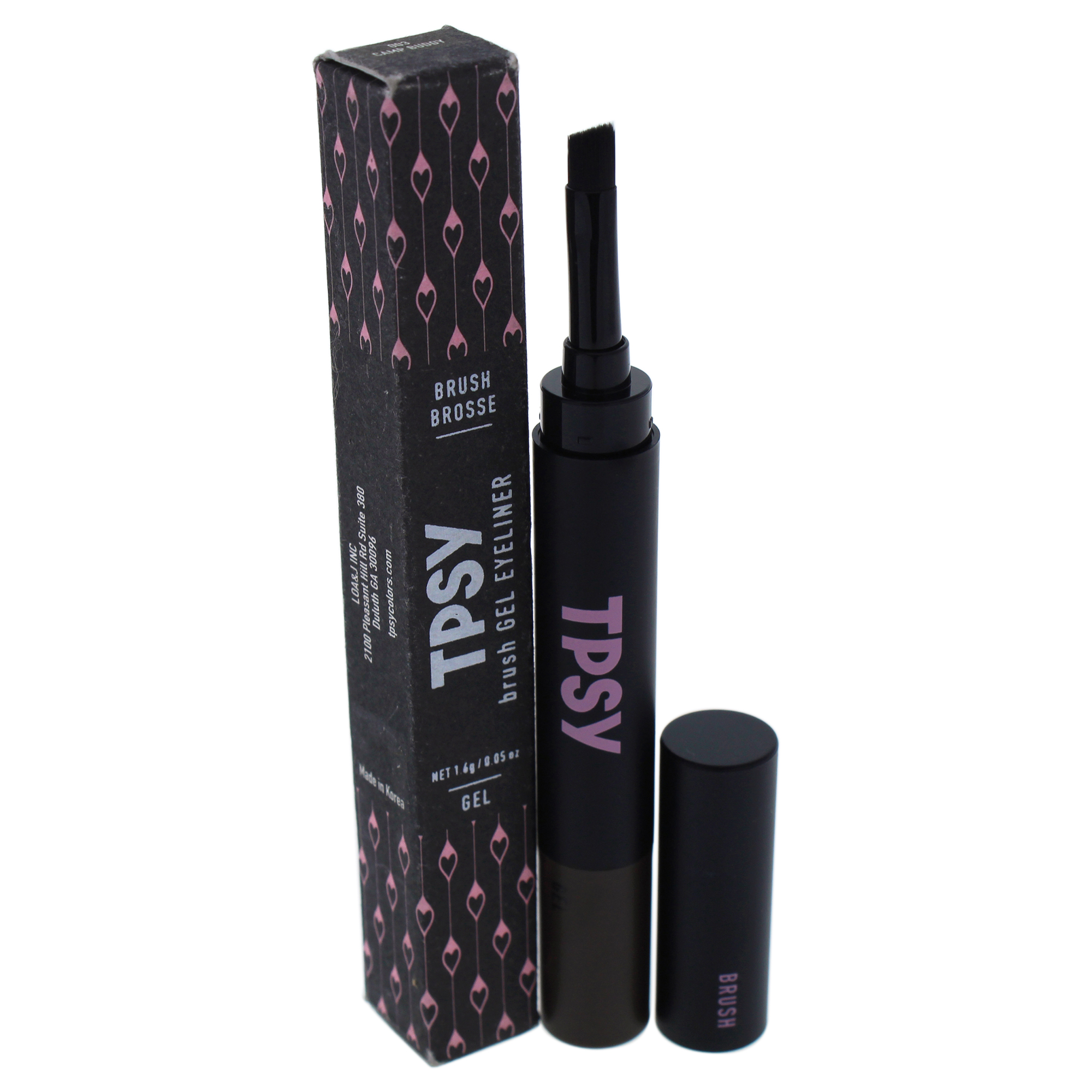 Foto 4 | Delineador De Ojos Tpsy Camp Buddy, Brocha De Gel De 1,47 Ml, Sin Manchas - Venta Internacional.