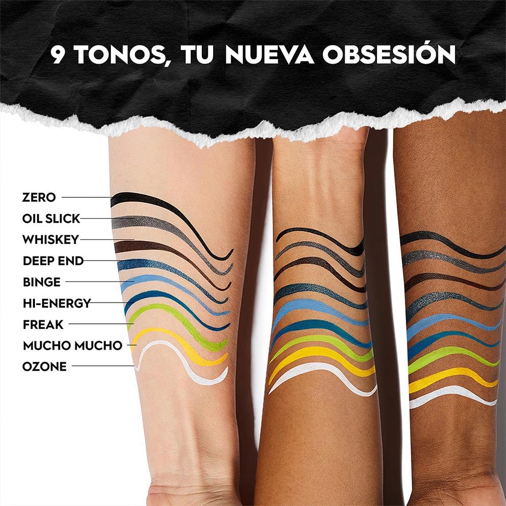 Foto 6 pulgar | Delineador Líquido Urban Decay 24/7 Inks Oil Slick Gunmetal Shimmer - Venta Internacional.