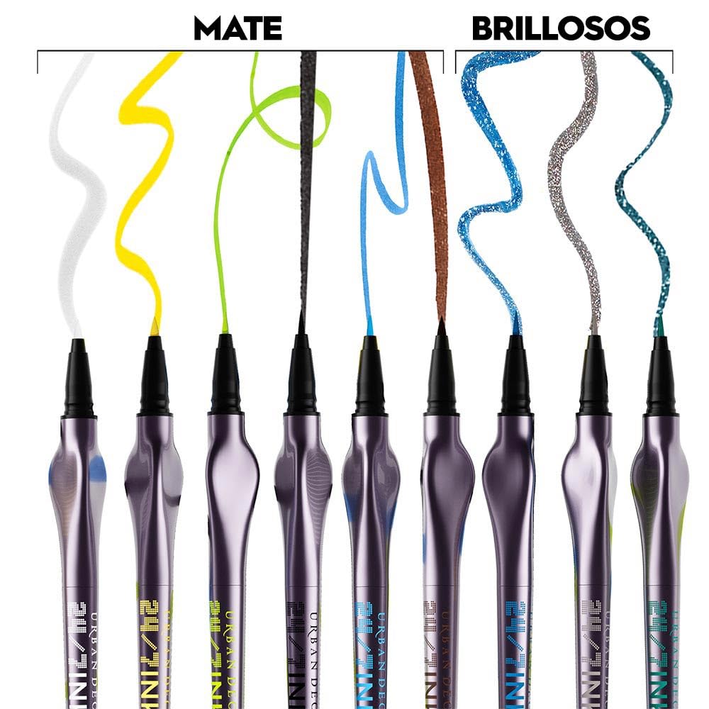 Foto 6 | Delineador Líquido Urban Decay 24/7 Inks Oil Slick Gunmetal Shimmer - Venta Internacional.