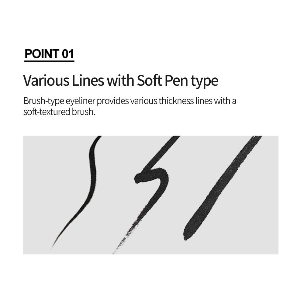 Foto 4 pulgar | Delineador De Ojos Etude Drawing Show Brush, Marrón, Duradero - Venta Internacional.