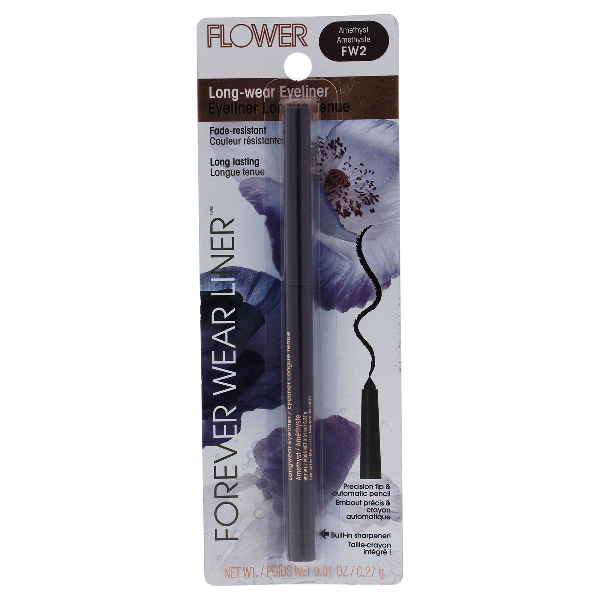 Delineador De Ojos Flower Beauty Forever Wear Liner Fw2 Amethyst Flower - Venta Internacional.