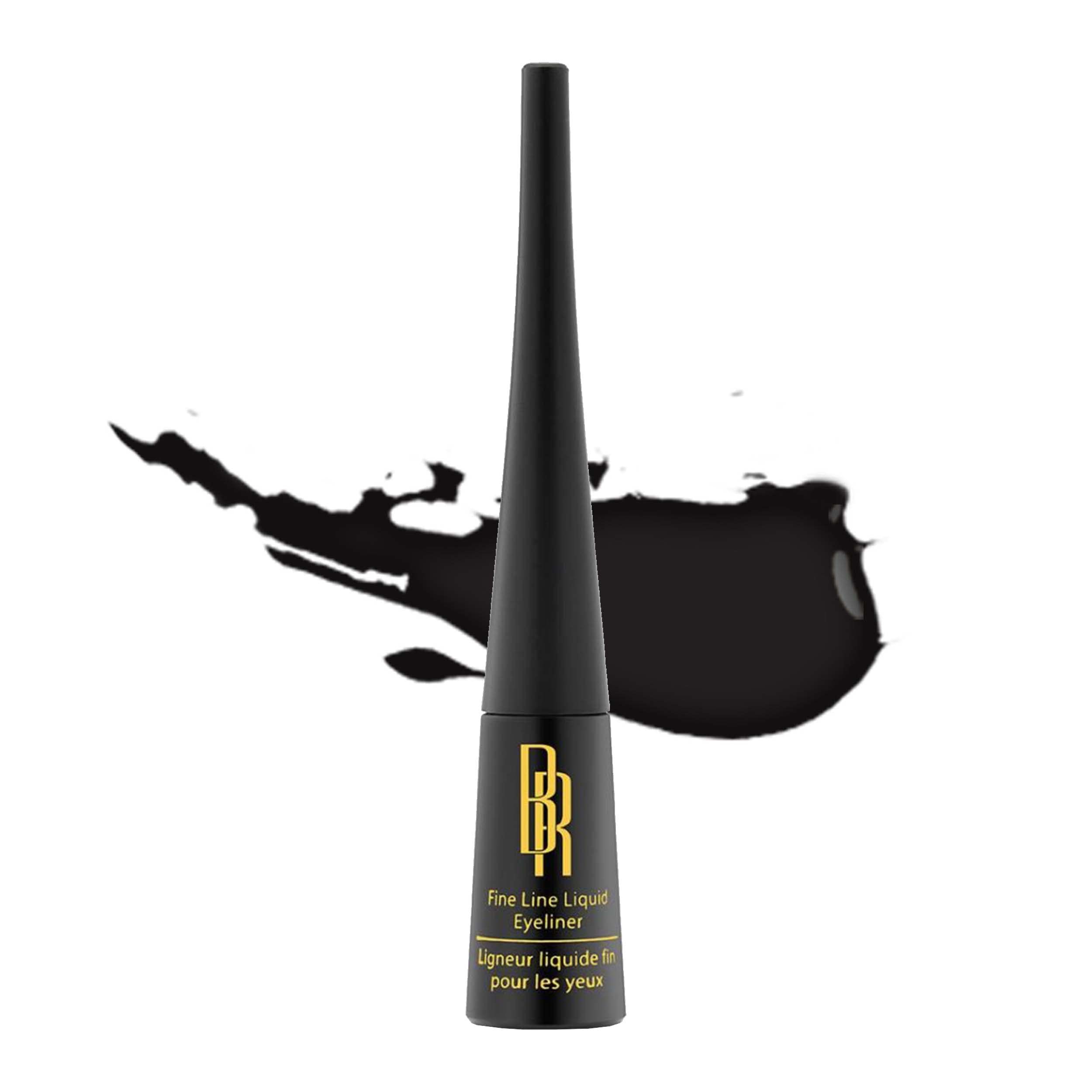 Delineador Líquido Black Radiance Fine Line De 3,5 Ml, Resistente A Las Manchas - Venta Internacional.