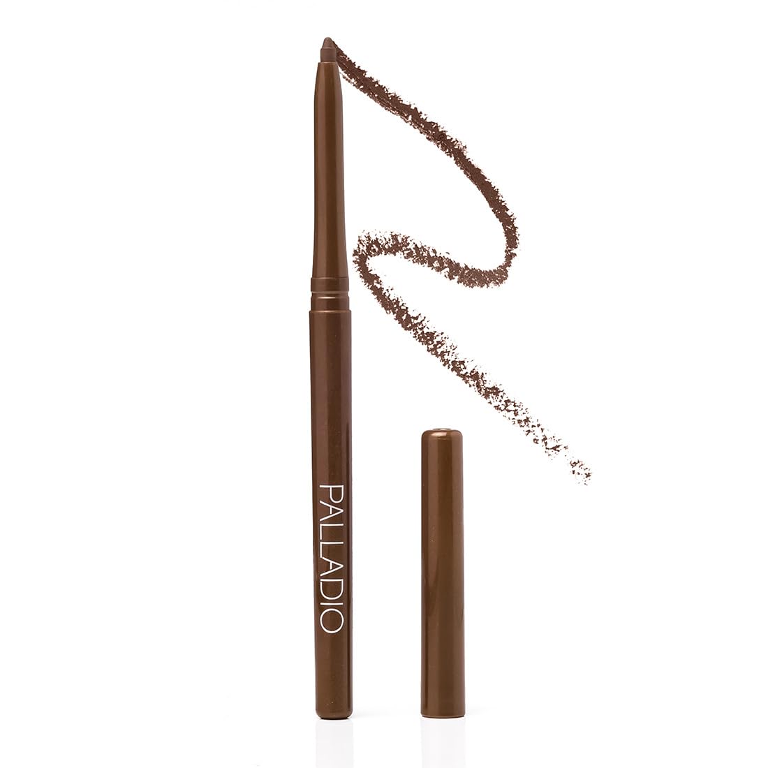 Delineador De Ojos Impermeable Palladio Retráctil Color Brownie - Venta Internacional.