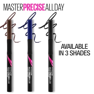 Foto 7 | Delineador Líquido Maybelline Eyestudio Master Precise Cobalt Blue - Venta Internacional.