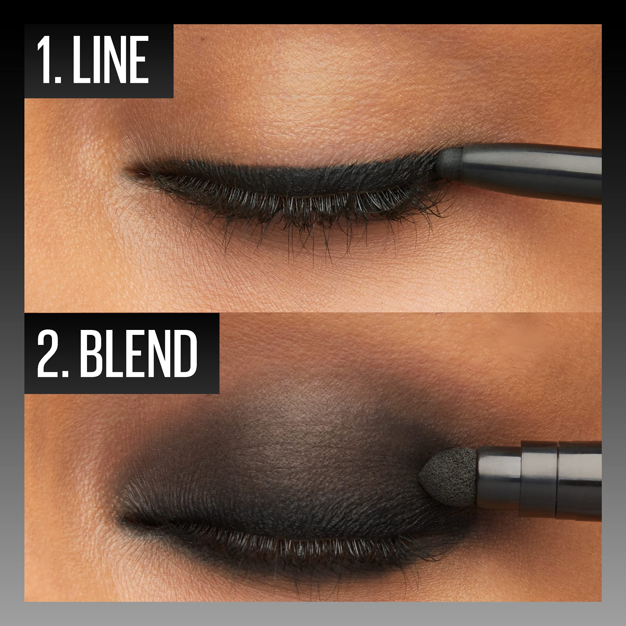 Foto 5 pulgar | Lápiz Delineador De Ojos Maybelline Tattoostudio Waterproof Black - Venta Internacional.