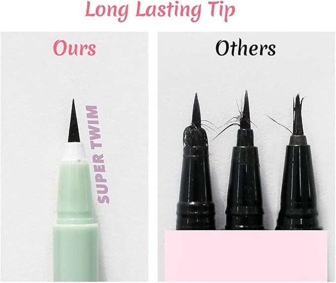 Foto 4 pulgar | Delineador De Ojos Merrymonde Super Twim Long Lasting Vegan 04 Salmon - Venta Internacional.