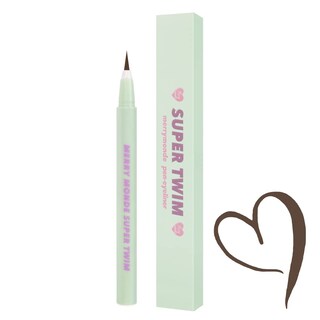 Foto 1 | Delineador De Ojos Merrymonde Super Slim De Larga Duración Vegano Marrón Moca - Venta Internacional.