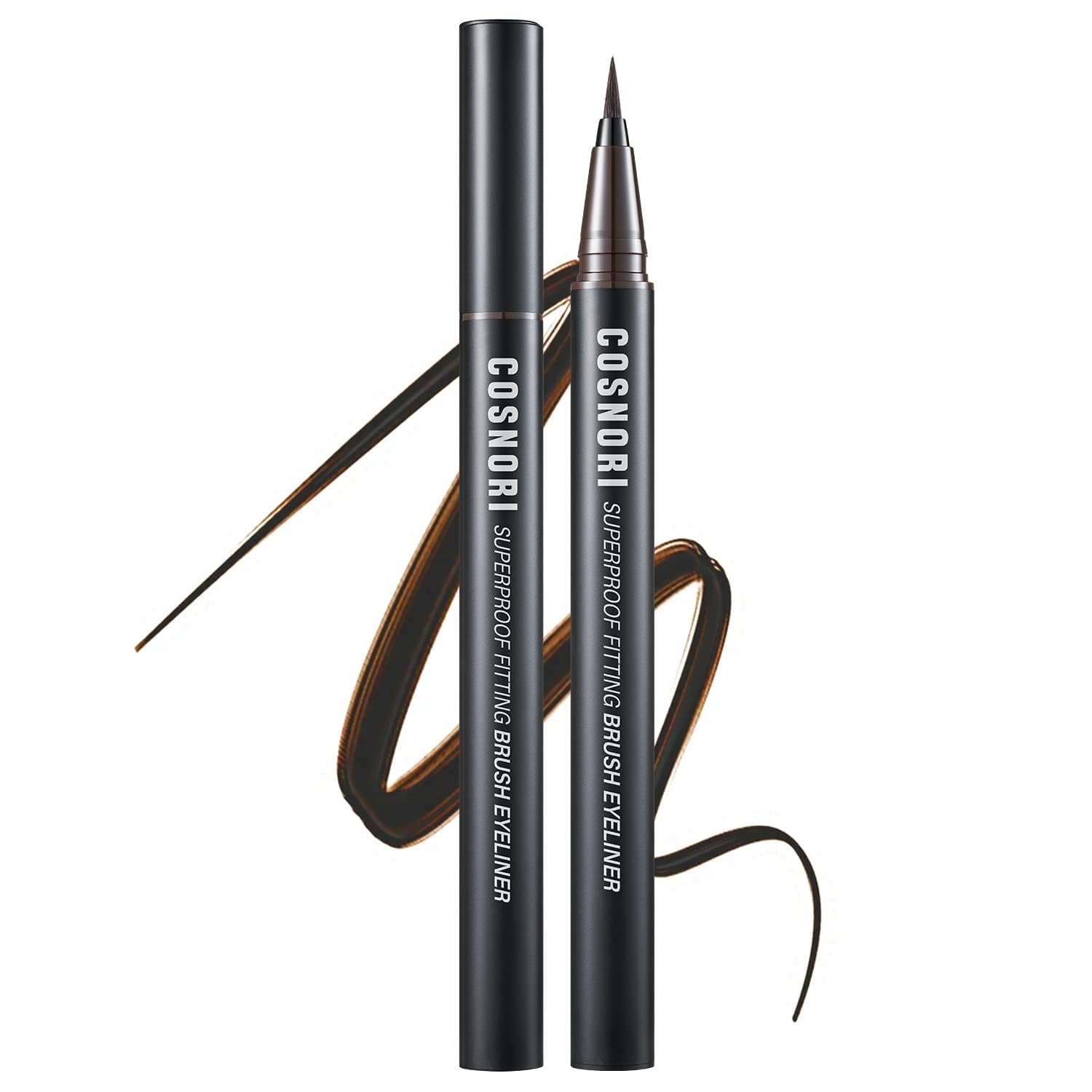 Pincel Delineador De Ojos Cosnori Superproof 03 Brown 0 6 G - Venta Internacional.
