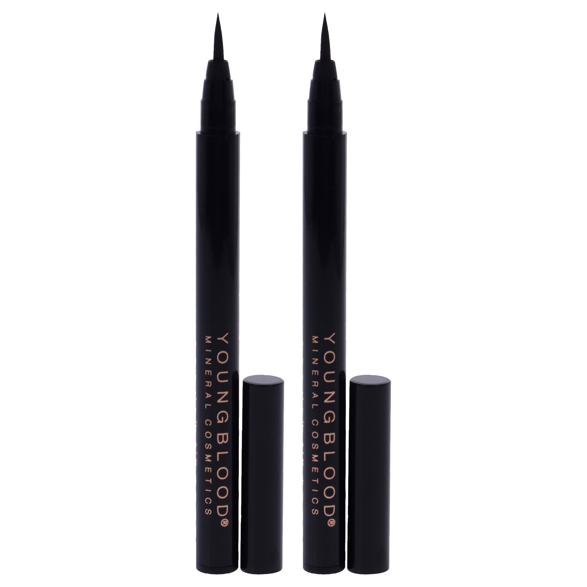 Foto 2 | Bolígrafo Delineador Líquido Youngblood Eyemazing Noir  Paquete De 2 - Venta Internacional.