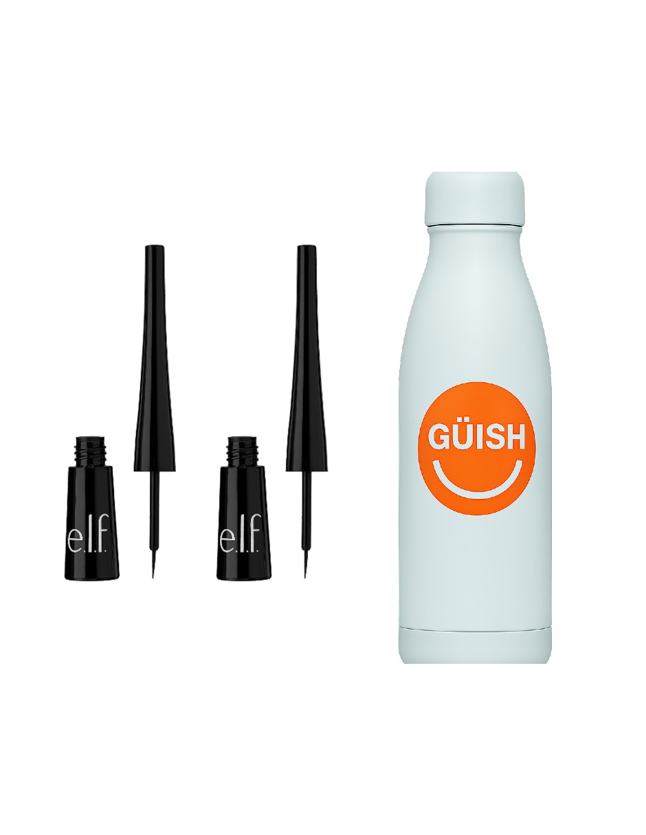 Expert Liquid Liner 2-pack  High-pigmented E.l.f. + Gratis Termo Güish De Regalo