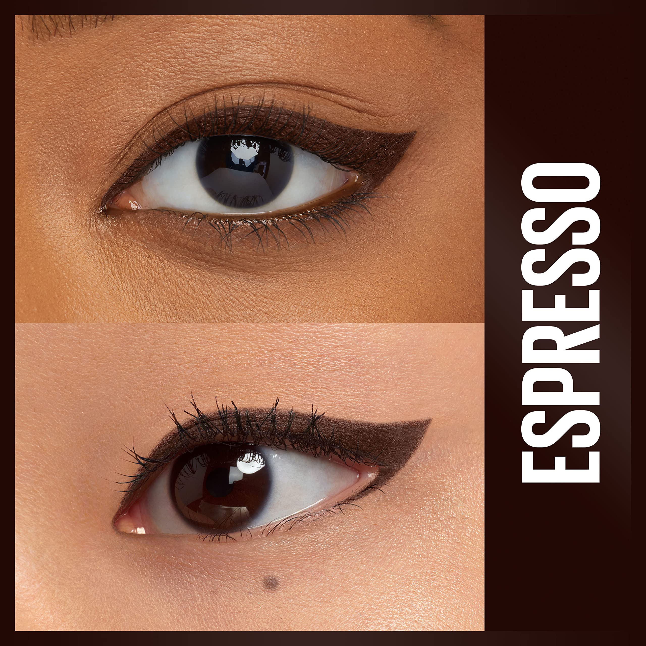 Foto 3 pulgar | Delineador De Ojos Maybelline Unstoppable Waterproof Marrón Espresso - Venta Internacional.