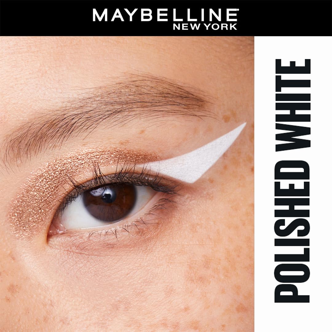 Foto 2 | Lápiz Delineador De Ojos Maybelline Tattoostudio  Color Blanco Duradero - Venta Internacional.