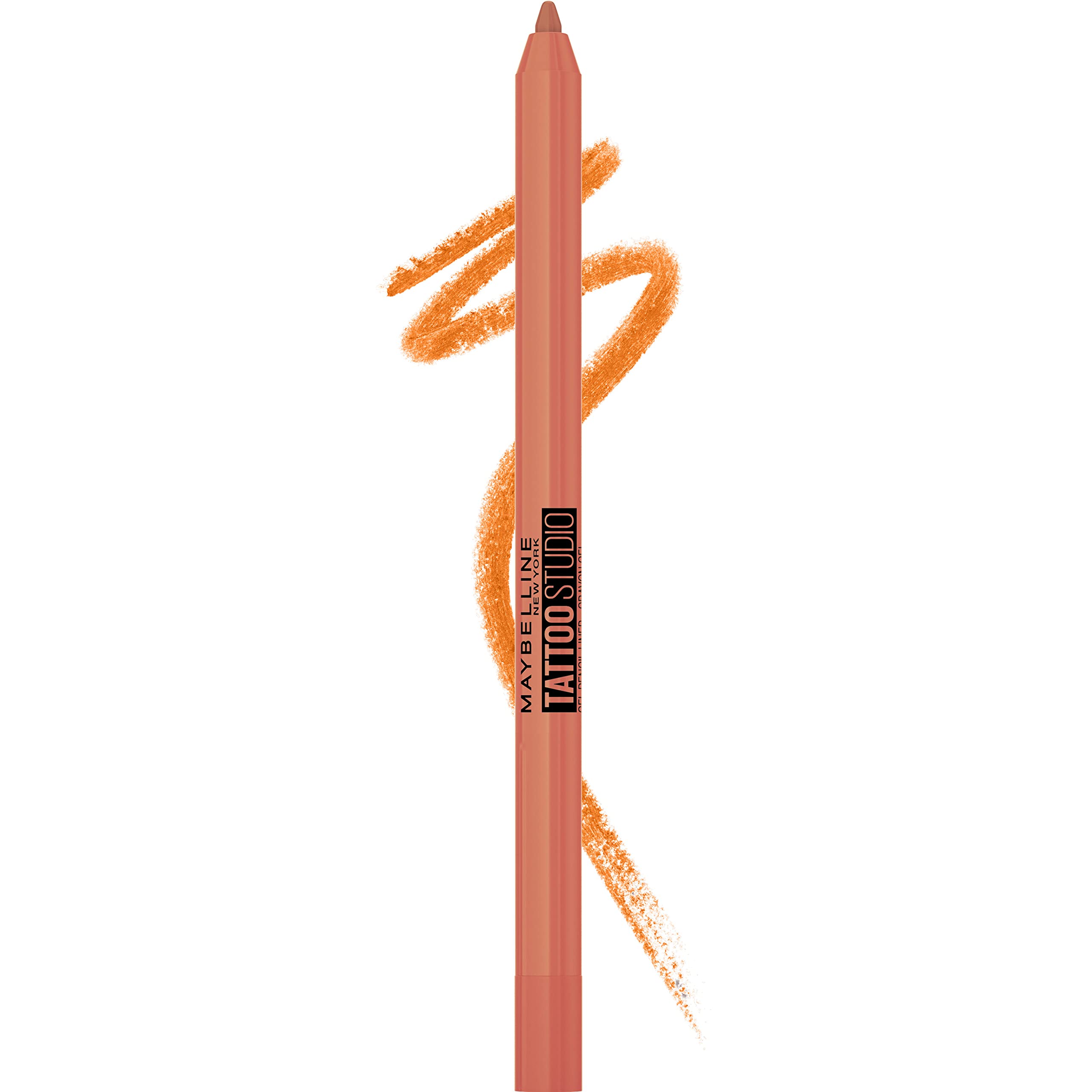 Lápiz Delineador De Ojos Maybelline New York Tattoo Studio Orange - Venta Internacional.