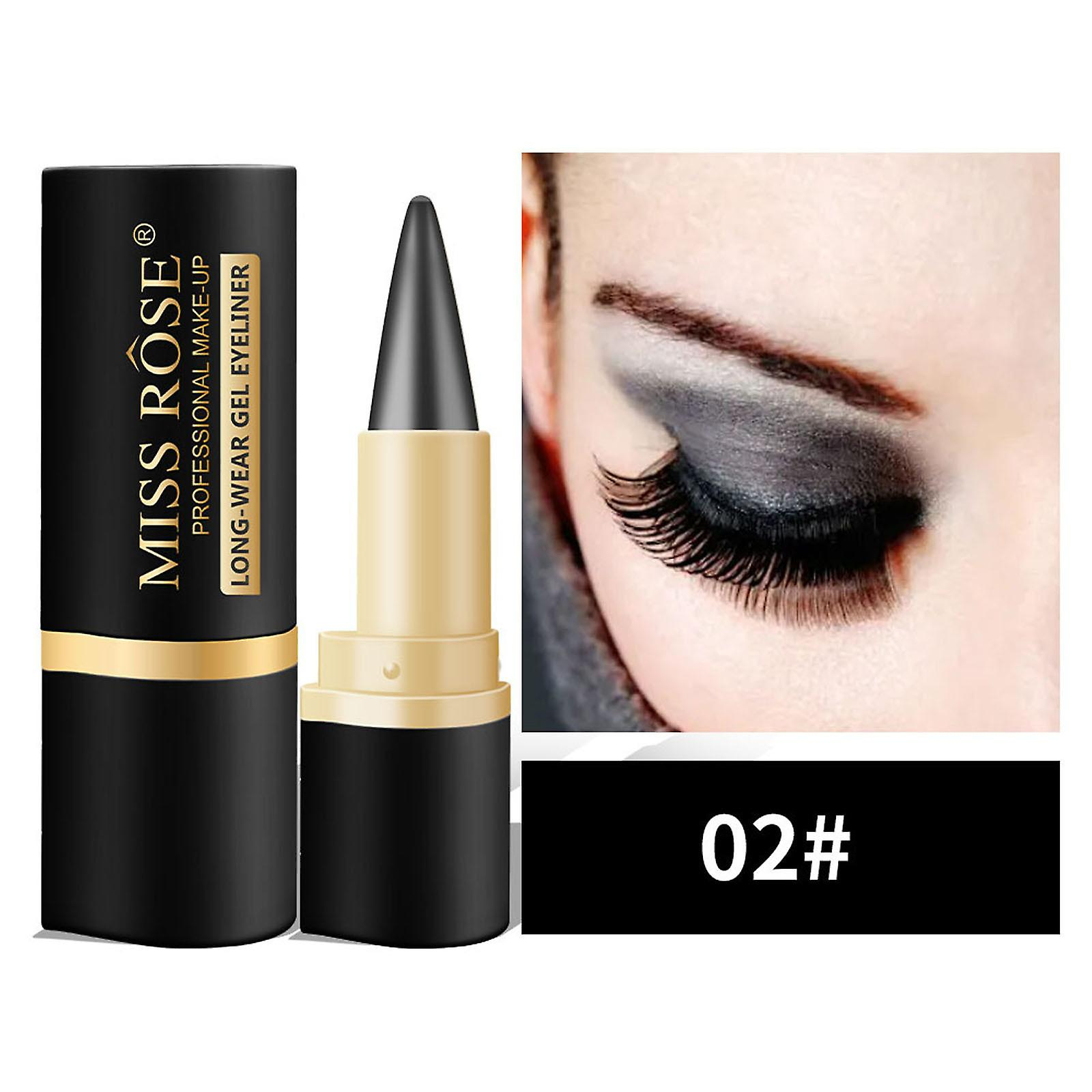 Foto 3 pulgar | Delineador De Ojos Huoguo  Impermeable  Mate  De Secado Rápido  Negro - Venta Internacional.