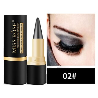 Foto 2 | Delineador De Ojos Huoguo Impermeable Mate De Secado Rápido Negro - Venta Internacional.