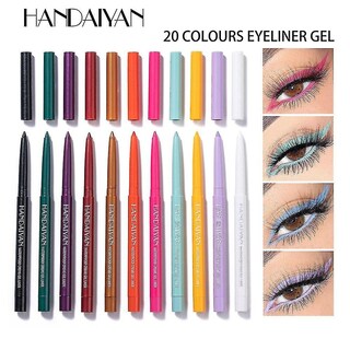 Foto 4 | Delineador De Ojos Huoguo Delineador De Gel Impermeable Con Neón Pastel 20 Unidades/caja - Venta Internacional.
