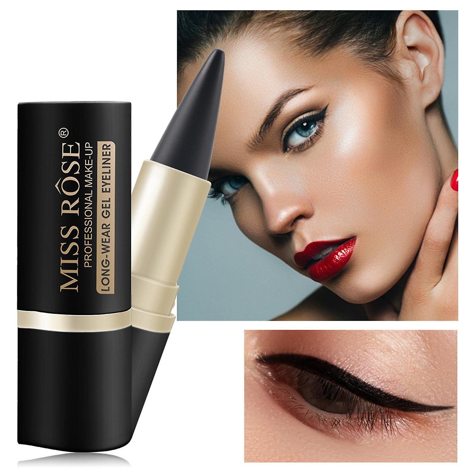 Foto 2 | Delineador De Ojos Impermeable Huoguo Matte Negro De Secado Rápido 26 G - Venta Internacional.
