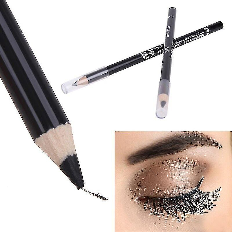 Foto 3 pulgar | Lápiz Delineador De Ojos Huoguo  Impermeable  Negro  Cosmético  Maquillaje - Venta Internacional.