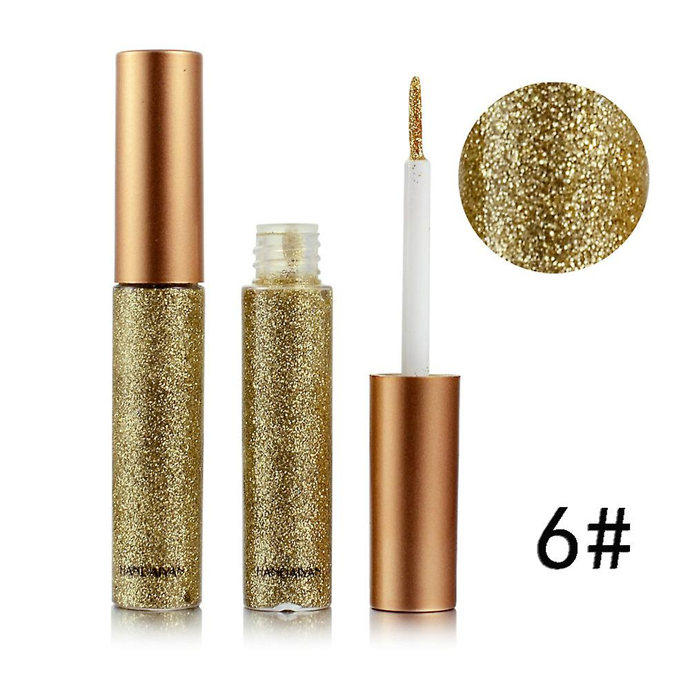 Foto 2 | Delineador De Ojos Y Sombra De Ojos Con Purpurina Líquida Huoguo Metallic Shiny - Venta Internacional.