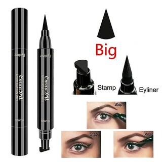 Foto 2 | Delineador De Ojos Huoguo Doble Cabezal Líquido Impermeable 3 5 Ml Negro - Venta Internacional.