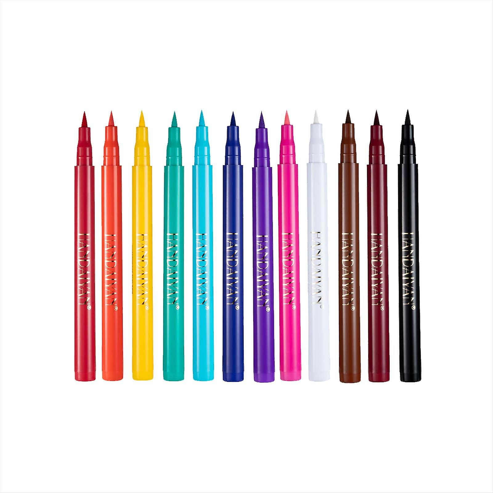 Foto 2 pulgar | Delineador De Ojos Handaiyan 12 Colores Mate De Secado Rápido  1 Ml - Venta Internacional.