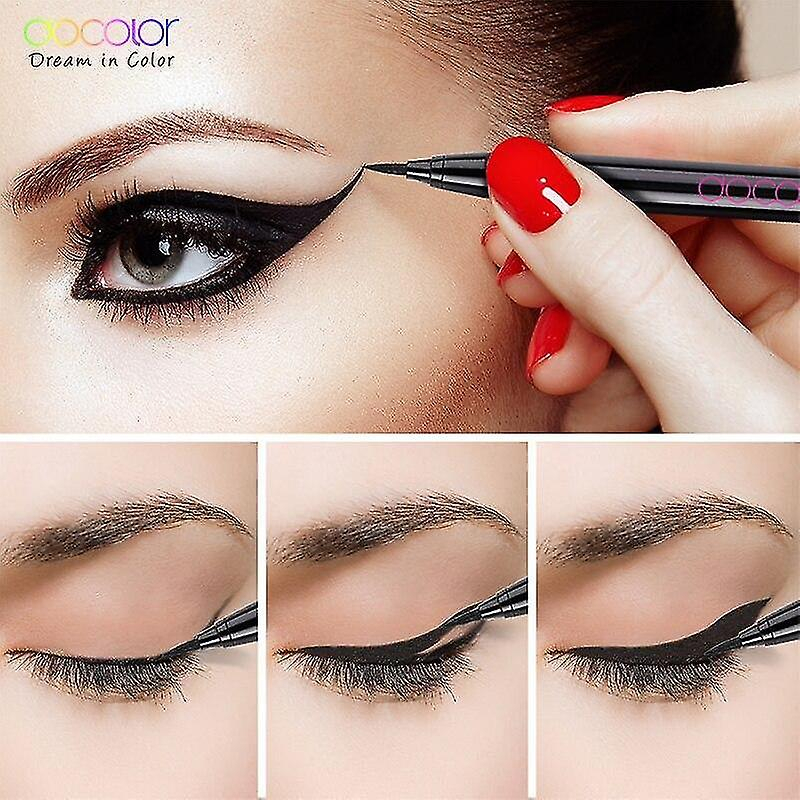 Foto 4 pulgar | Delineador De Ojos Huoguo  Impermeable  De Larga Duración  Negro  1 Unidad - Venta Internacional.