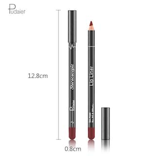 Foto 4 | Set De Lápices Delineadores De Labios Huoguo 12 Colores Impermeable Profesional - Venta Internacional.