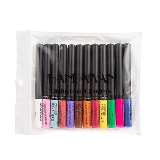 Foto 1 | Set De Delineador De Ojos Huoguo 12 Colores Líquido Mate Impermeable - Venta Internacional.