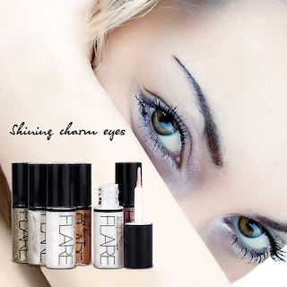 Foto 5 | Delineador De Ojos Charm Shine 10 Unidades Purpurina De Maquillaje Profesional - Venta Internacional.