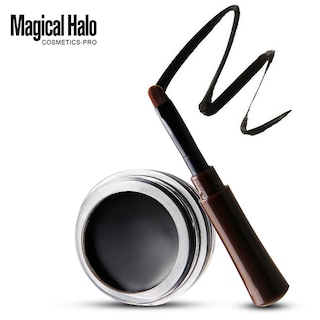 Foto 2 | Delineador De Ojos En Gel Huoguo Mini A Prueba De Agua Con Cepillo Negro - Venta Internacional.