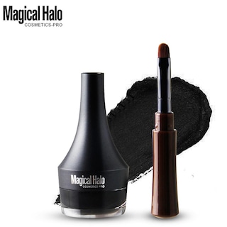 Foto 4 | Delineador De Ojos En Gel Huoguo Mini A Prueba De Agua Con Cepillo Negro - Venta Internacional.