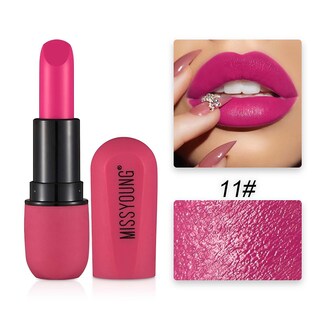 Foto 2 | Lápiz Labial Mate Huoguo Hidratante 12 Colores Resistente Al Agua - Venta Internacional.