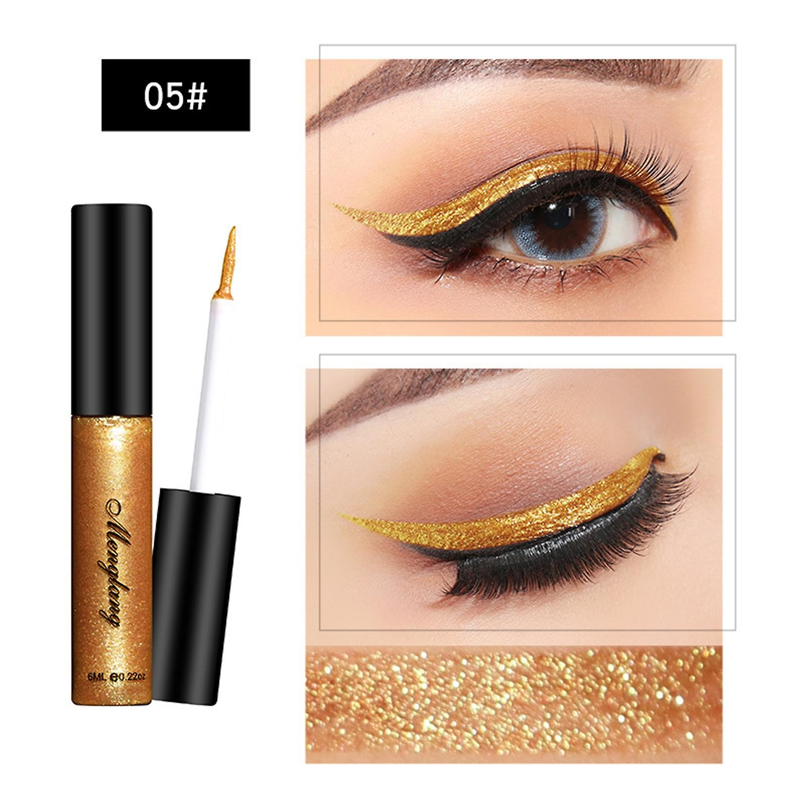 Foto 2 | Delineador De Ojos Y Sombra De Ojos Con Purpurina Líquida Huoguo Diamond  5 Ml - Venta Internacional.