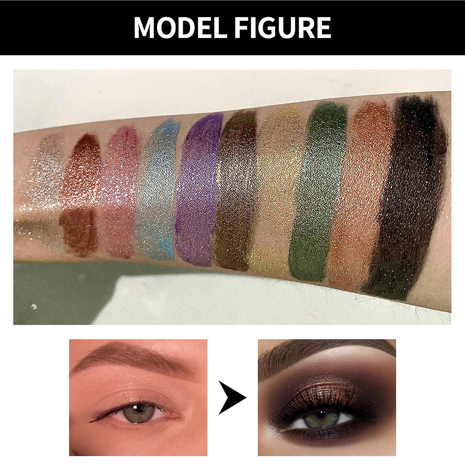Foto 4 pulgar | Set De Sombras De Ojos Huoguo Diamond Liquid Glitter  10 Colores  2 5 Ml - Venta Internacional.