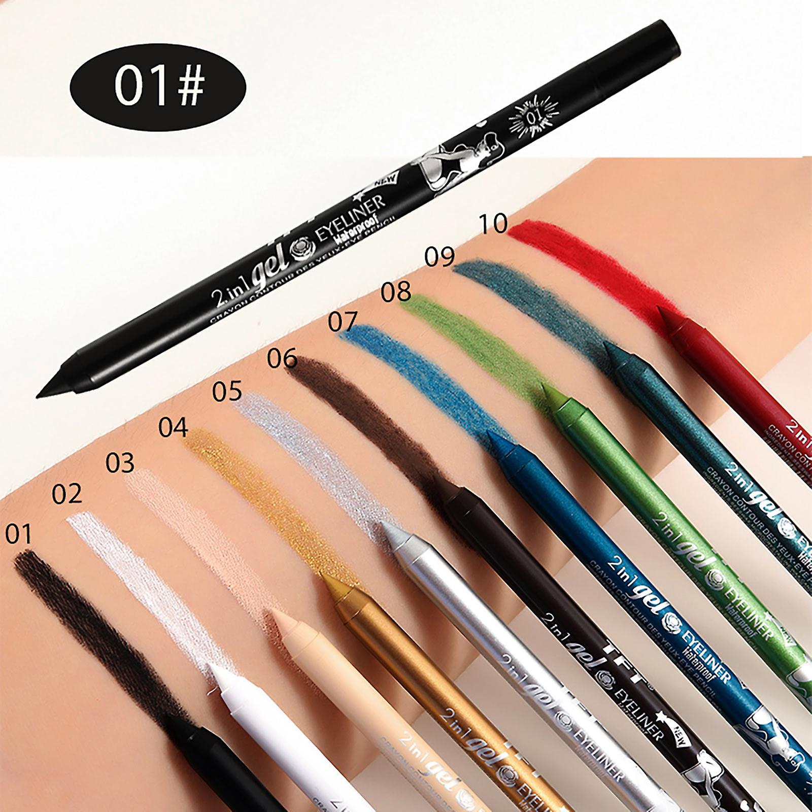 Foto 3 pulgar | Set De Delineador De Ojos Y Delineador De Labios De 10 Colores  Impermeable Y Resistente Al Sudor - Venta Internacional.