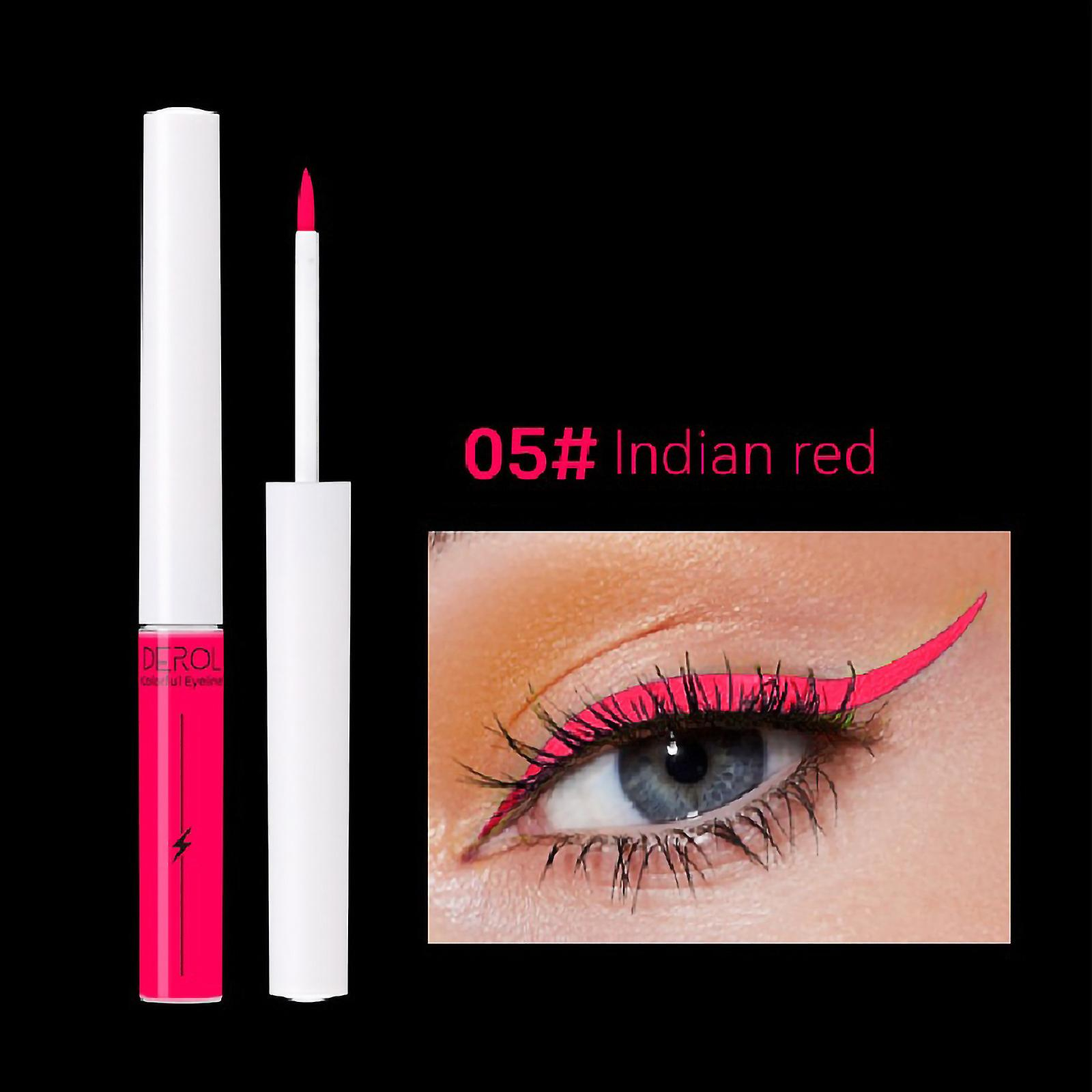Foto 4 pulgar | Delineador De Ojos Fluorescente Huoguo De 8 Colores  De Secado Rápido  Soluble En Agua - Venta Internacional.