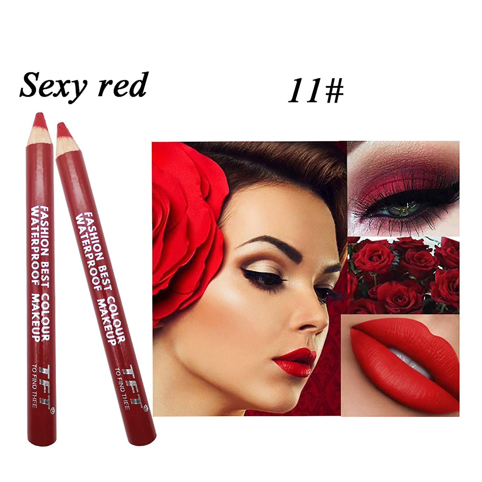 Foto 2 | Set De Lápices De Maquillaje 3 En 1  Sombra De Ojos  Delineador De Labios  6 Unidades - Venta Internacional.