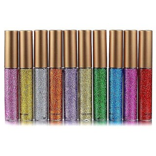 Foto 1 | Set De Delineador Líquido Huoguo 10 Colores Resistente Al Agua Y Duradero - Venta Internacional.