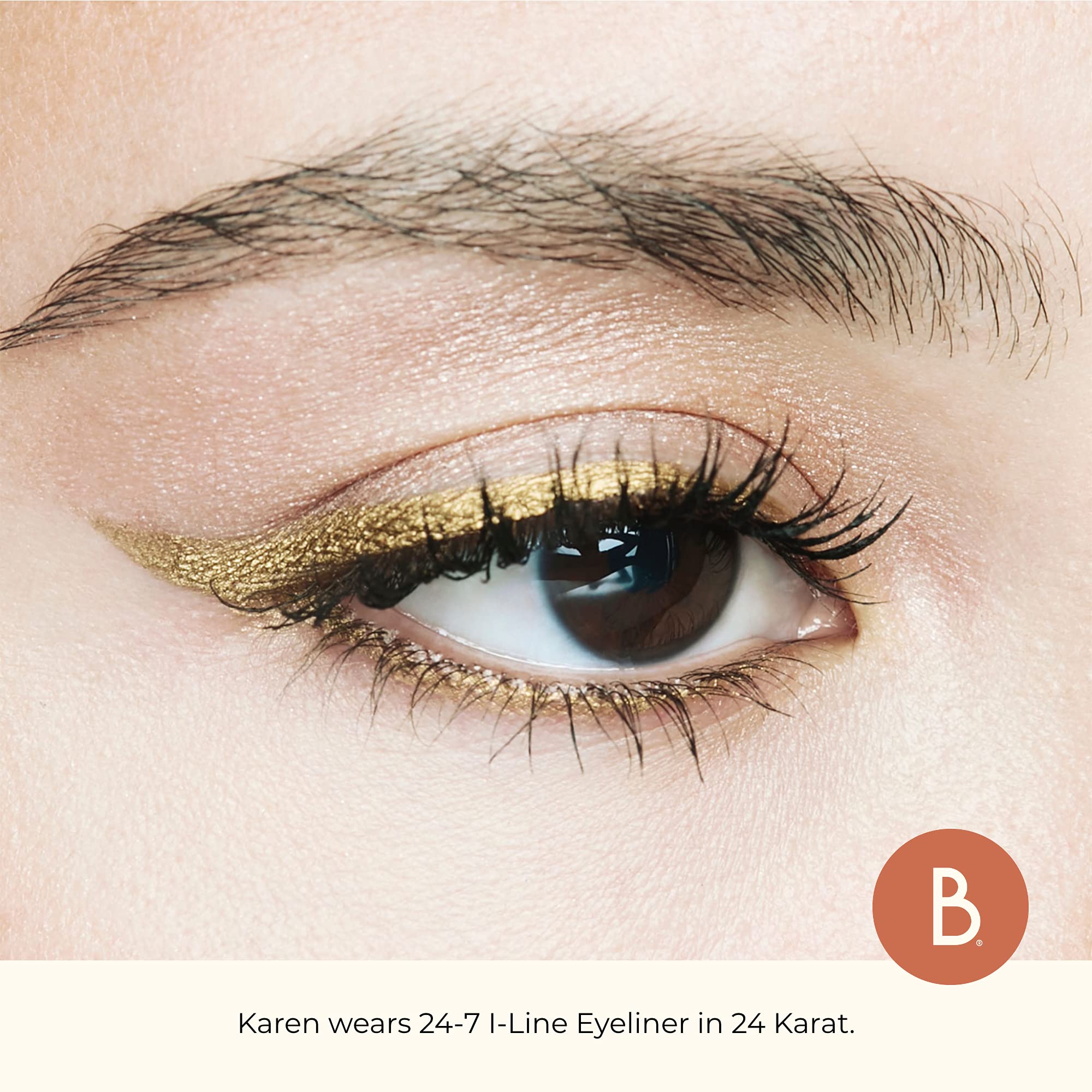 Foto 5 pulgar | Delineador De Ojos Beauty For Real I-line 24-7  24 Quilates  Oro Metalizado - Venta Internacional.