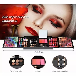 Foto 2 | Paleta de Sombras de Ojos Malubero 177 Colores