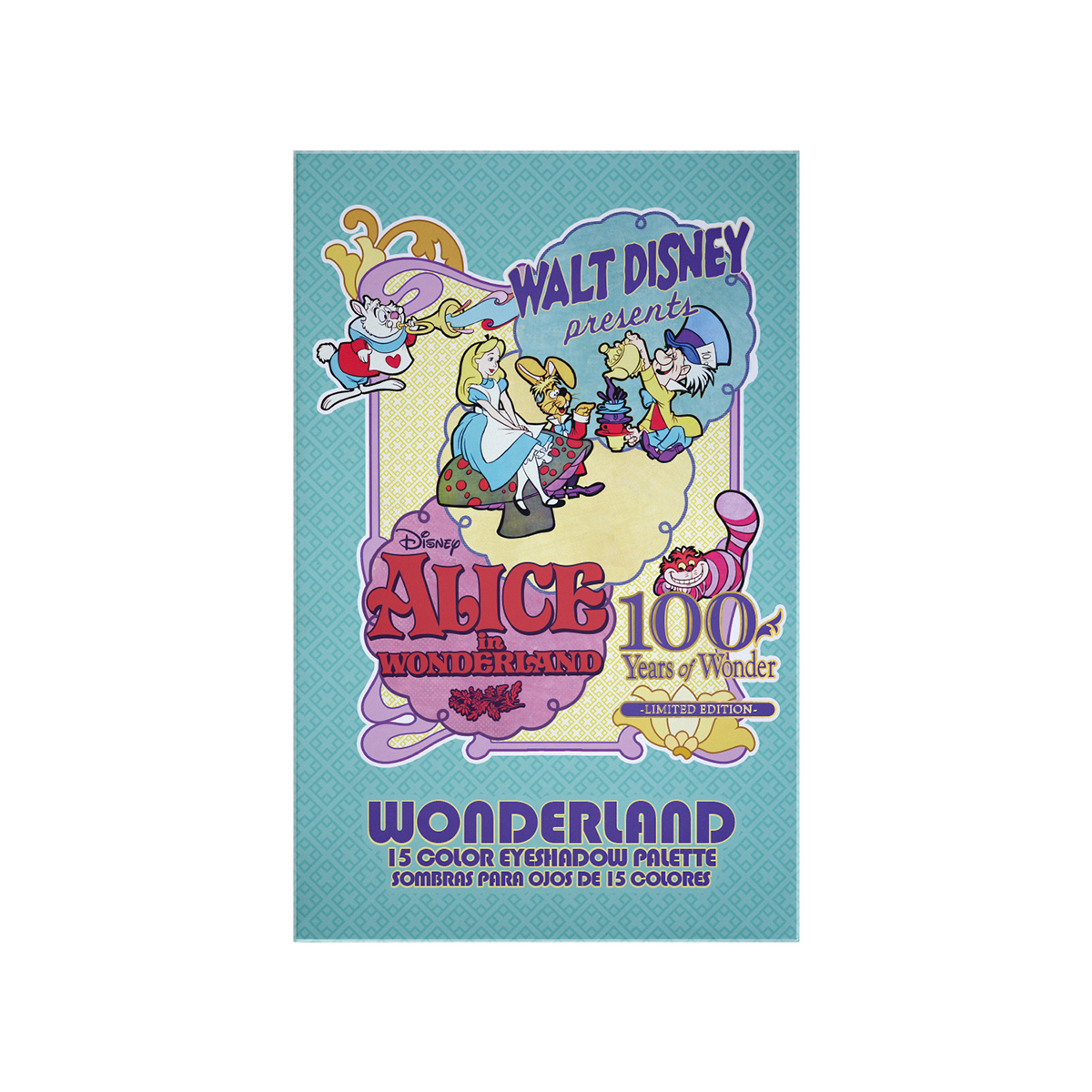 Foto 2 pulgar | Paleta de Sombras Disney Alice In Wonderland 15 Tonos